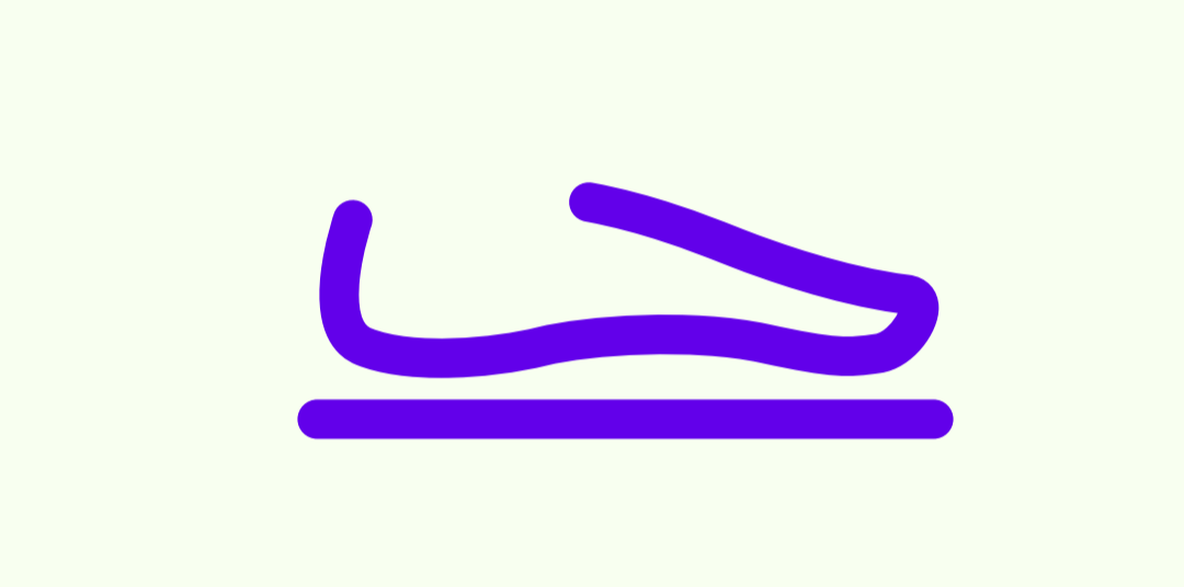 Nulti pad od pete prema prstima logo